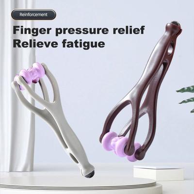 Roller-Typ-Fingergelenk-Massagegerät mit elastischem Griff, Handmassagegerät, Entspannung, Durchblutung, Gesundheitspflege, Massagegerät