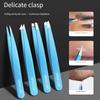 2/4Pcs Eyebrow Tweezer Colorful Hair Beauty Fine Hairs Puller Stainless Steel Slanted Eye Brow Clips Removal Makeup Tools