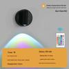 CE-Certified Multi-Angle Smart LED Night Light, Hill-Shaped Spotlight with 7 Colors, Magnetic Induction, Ambient Wall/Table Lamp