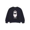 Semi Crop Sweatshirt Navy Azi2ts04nv