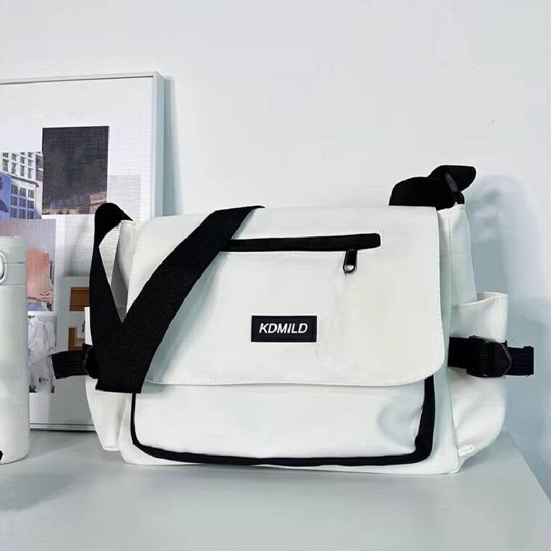 Fashion Nylon Crossbody Bag Large Capacity Shoulder Bag Hiking Travel Messenger Bag