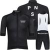 PAS cycling suit summer men's and women's overalls shorts cycling short-sleeved suit cycling suit milk silk