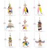 Durable Straw Hat Bird Toy Ball Fruit Shape Birdcage Decoration Boredom Relieving Colorful Parrot Toys Pet Bird