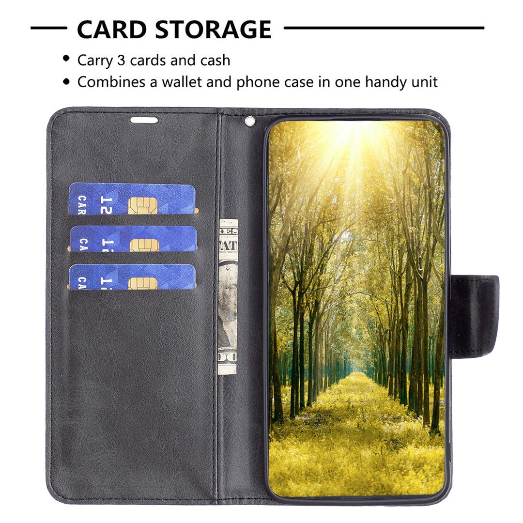 

For Honor X7b 4G/90 Smart Phone Case PU Leather Wallet Cover Drop-proof Red