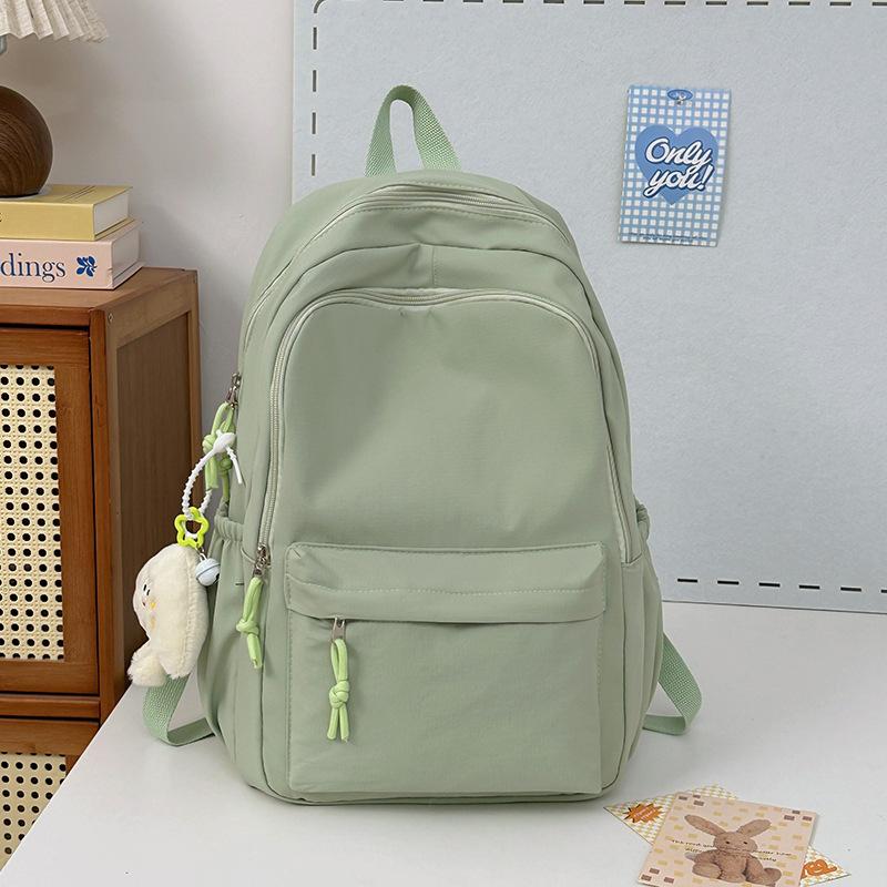 Zaino scolastico zaino da uomo semplice ad alta capacità zaino da viaggio da donna tempo libero studente scuola media giapponese studente liceo studente universitario
