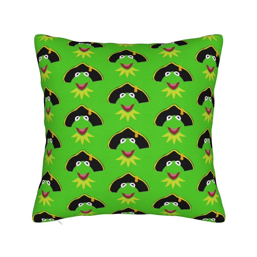 Kermit Square Pillow Case Polyester Decorative Pillow The Frog Meme Fashion Pillowcover Home Decor