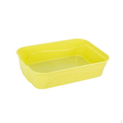 High Side Sifting Open Prevents Sand Leaking Kitten Potty Pan