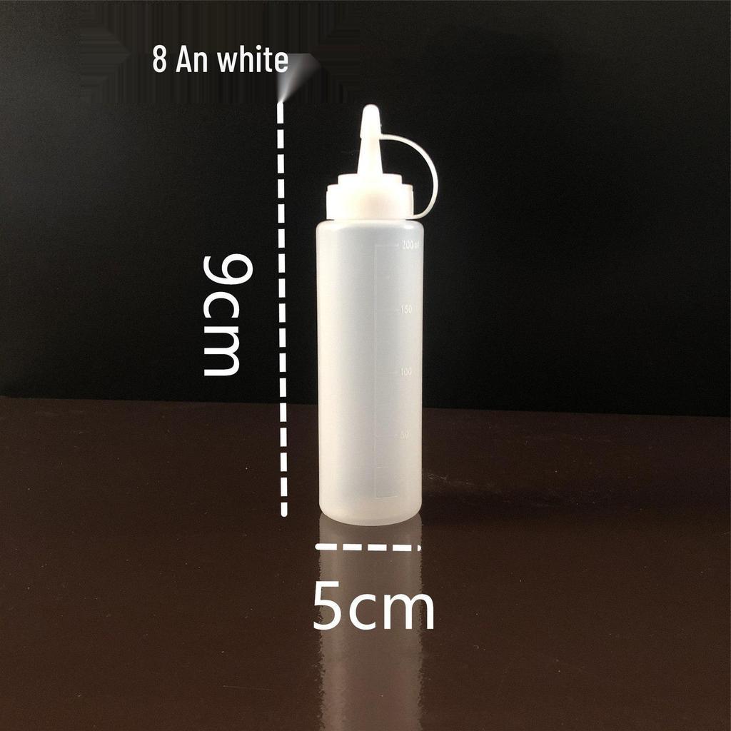 Food Grade PE Squeeze Bottle for Seasoning, Honey, or Ketchup - Pointed Mouth for Easy Use