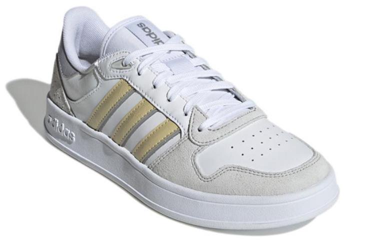 adidas Breaknet Plus 'White Gray Yellow' Women's GX8206