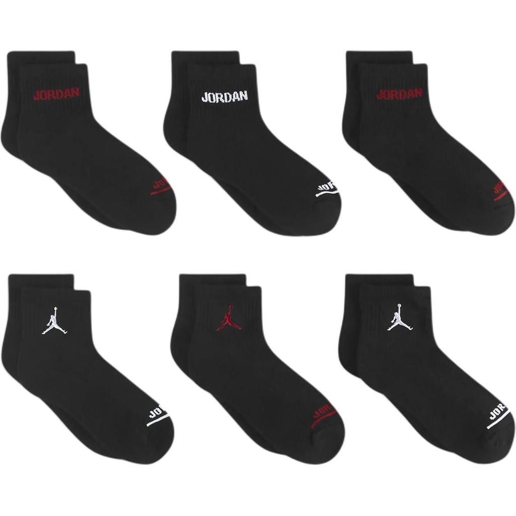 Jordan Socks 6 Pack Black Infant And Toddler DC8913-010