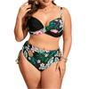 Women's Two-Piece Bikini Set Plus Size Split Swimsuit