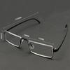 Metal Anti-Blue Light Reading Glasses Men Half Frame Prescription Eyeglasses Male Eyewear With Case +1.0 1.5 2.0 2.5 3.0 3.5 4.0
