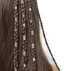 40PCS Metal Cuff Clips Dreadlocks Beads Hair Braiding Hair Braid Tubes Mixed Hair Rings Set  Men
