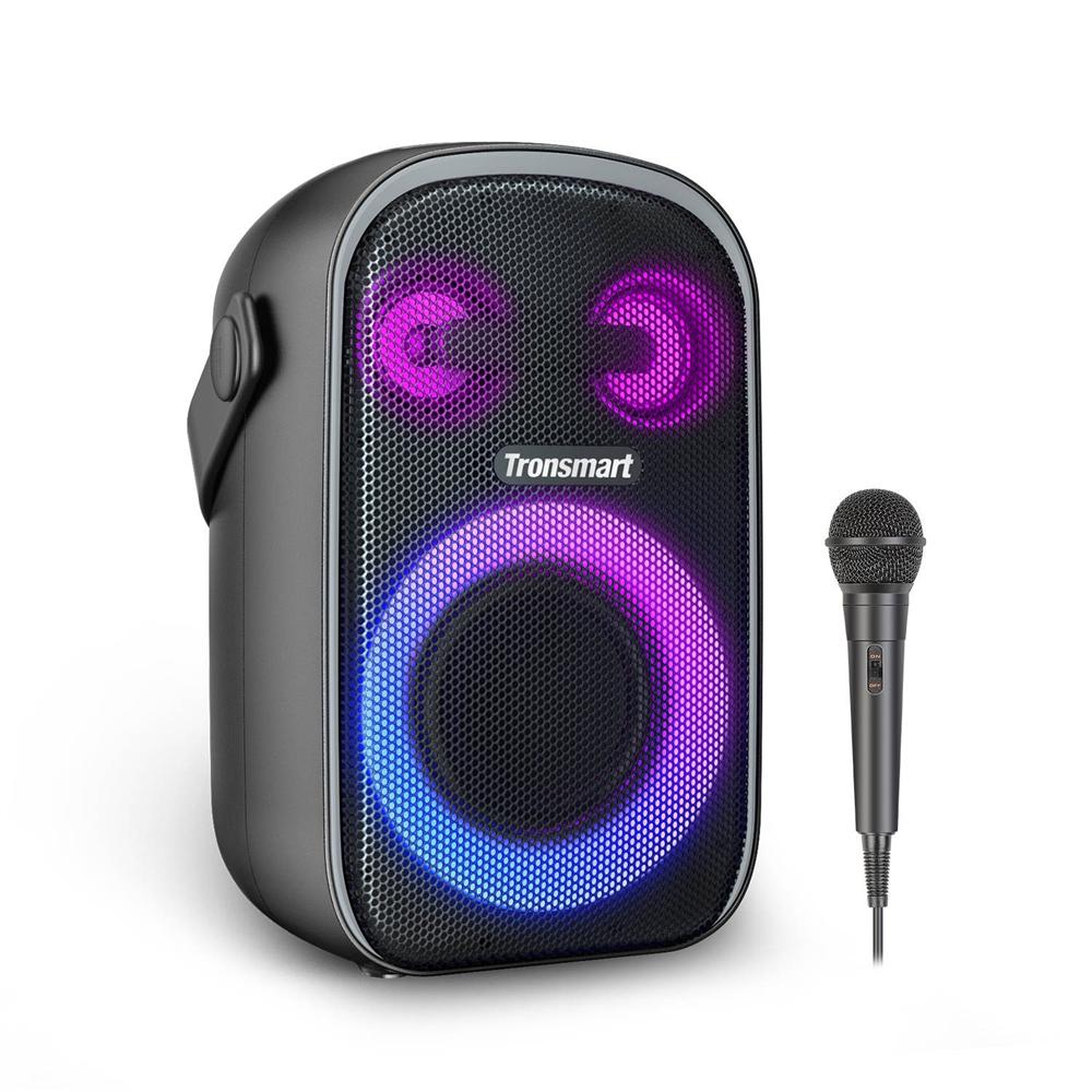 Tronsmart Halo 110 Bluetooth Speaker with Wired Karaoke Microphone, Supports Karaoke, 60W Superb Stereo Sound, BT5.3