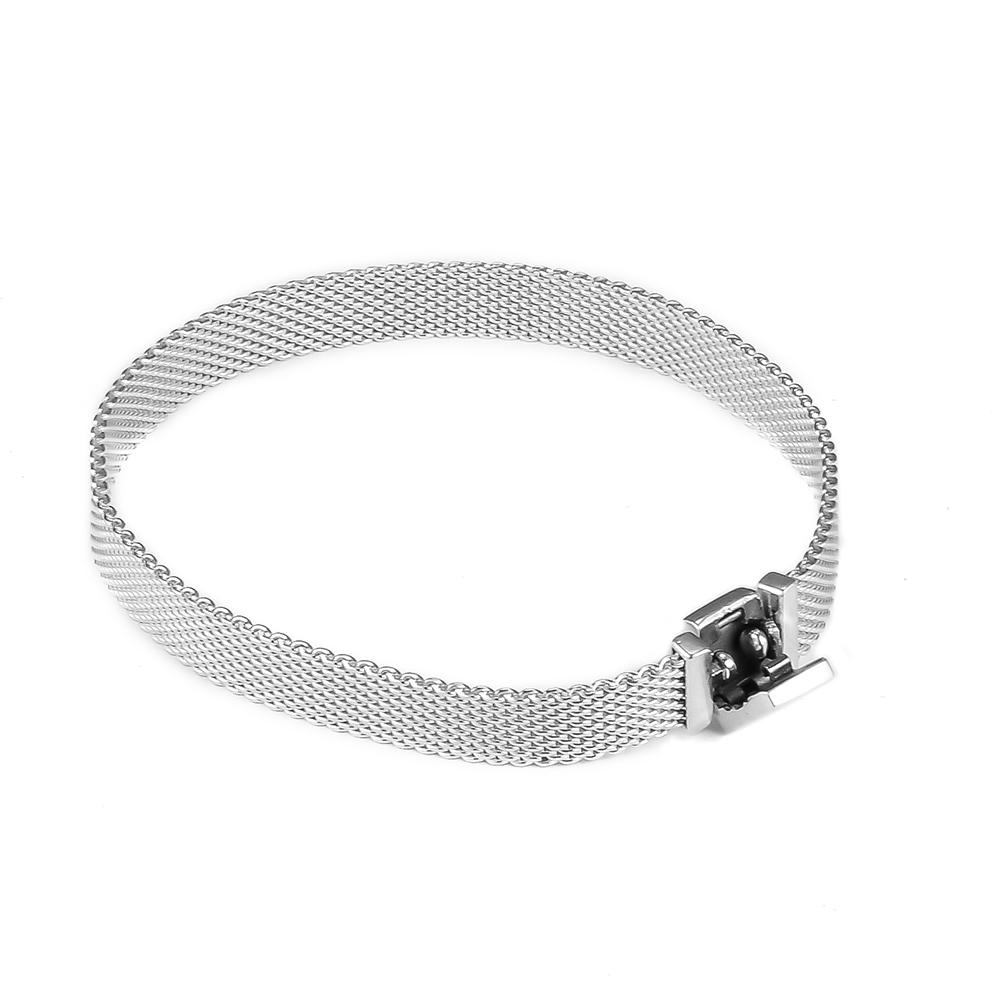Reflexions Bracciali Argent 925 Sterling Silver Catena Charm Beads Bracciali per Donne Fai da Te Creazione di Gioielli