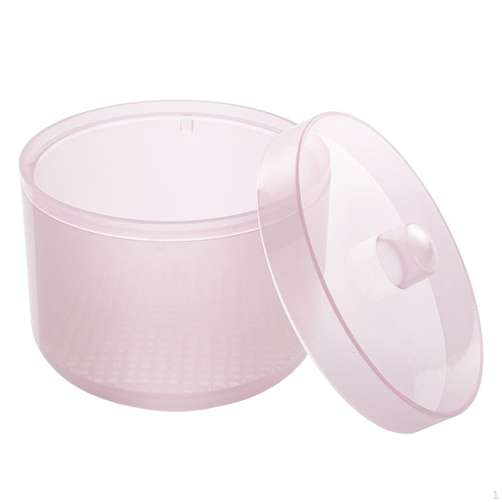 

Инструмент для дизайна ногтей Сверло Шлифовальная головка Контейнер для хранения Чехол для окунания Чаша розовый