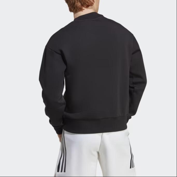 adidas Future Icons Badge of Sport Crew Sweatshirt 'Black' Men's IC3740
