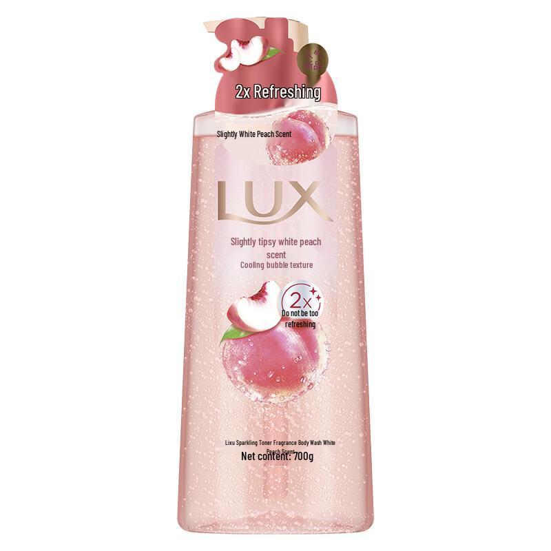 Lux White Peach Effervescent Fragrance Shower Gel 700g