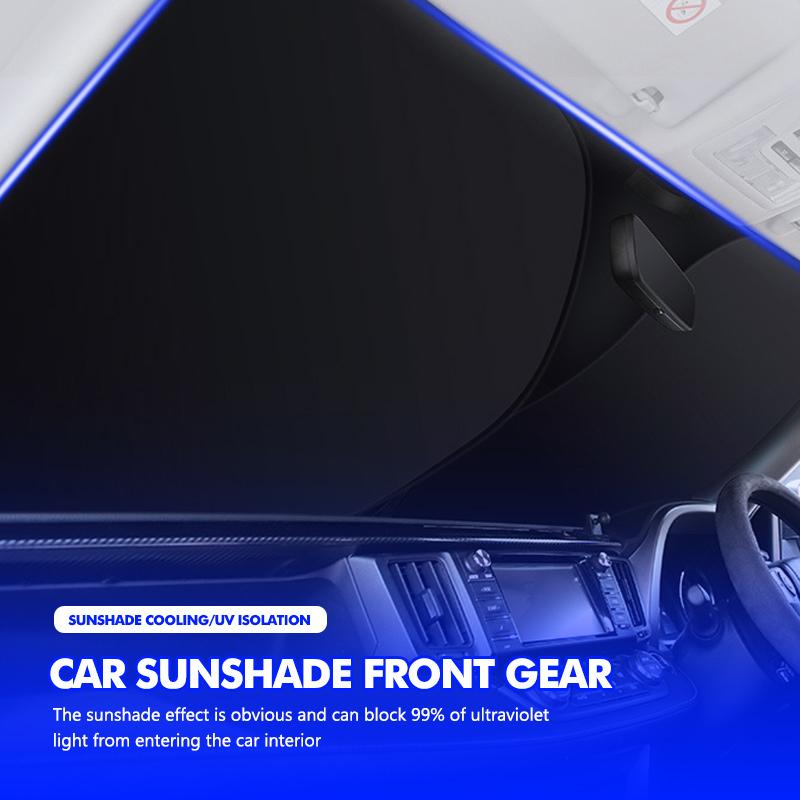 For Skoda Car Windshield Sun Shade Visor UV Protection Shield Rapid Octavia Derivative Enyaq-iV VisionS Yeti Scala mce522