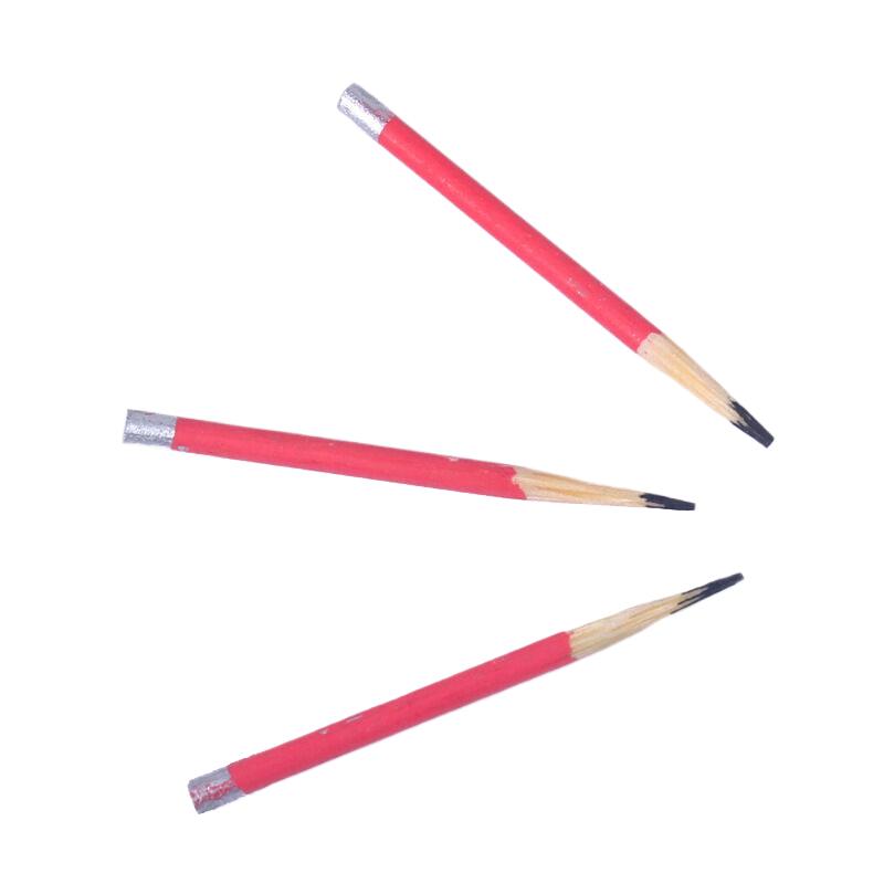 10Pcs Dollhouse Miniature Colored Pen Mini Pencil School Supplies Model Kid Pretend Play Toy Home Decor
