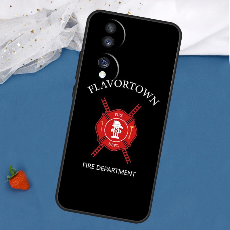 Firefighter Fire Department Fireman Case For Huawei P20 Pro P50 P40 P30 Lite P Smart Z Nova 5T Honor 50 70 X7 X8 X9 Back Cover
