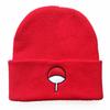 Unisex Cloud Pattern Knit Hat - Warm Anime Wool Hat for Autumn & Winter