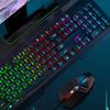 Mechanical Feel Wired Keyboard And Mouse Set, Wired Keyboard And Mouse Combo, Gaming Office Home Computer Keyboard, Black
