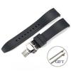 20mm 22mm TPU Silicone Watch Strap for Rolex Rubber Watch Band for Seiko Quick Release Silicone Diving Bracelet Butterfly Clasp