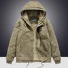 Winter Lamb Wool Jacket Men's Cotton-padded Clothing Deck Clothing Hooded Fleece Thickened Cotton-padded Clothing Youth Casual Cotton-padded Jacket