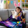 1PCS Flannel Blanket K Pop Demon Hunters Plush Throw Soft Warm Fan Gift for Home Leisure Camping Travel Multifunctional Blanket