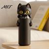 Funny Desktop Ornament 3D Printed Bat Can Holder, Cartoon Vampire Cat Stand Soda Holder for Standard Cans, Halloween Decor, Novelty Party Gift Drink