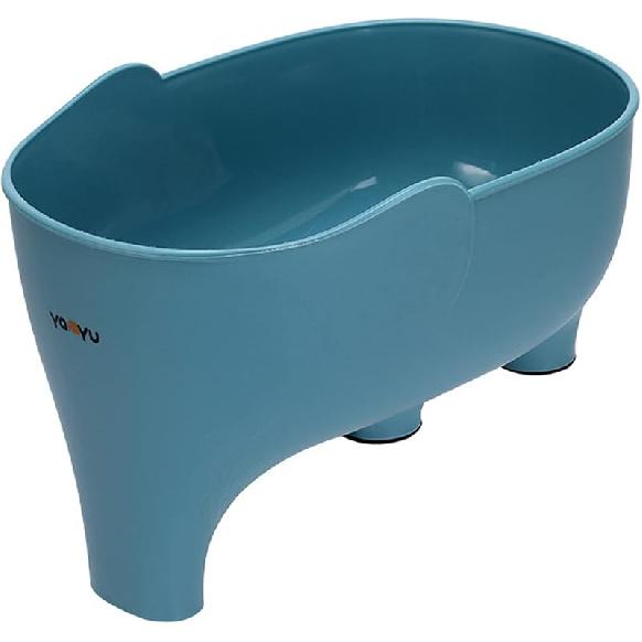Vegetables Washing Basket Elephant Drainage Basket Fruit Basket for Draining Pasta Noodles Kitchen (Blue)
