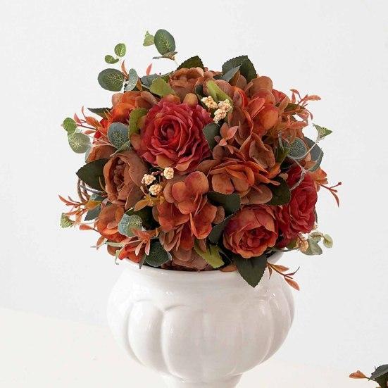 Portable Lightweight Fashion Versatile Reusable Artificial Rose Flower Ball Hanging Flower Ball
