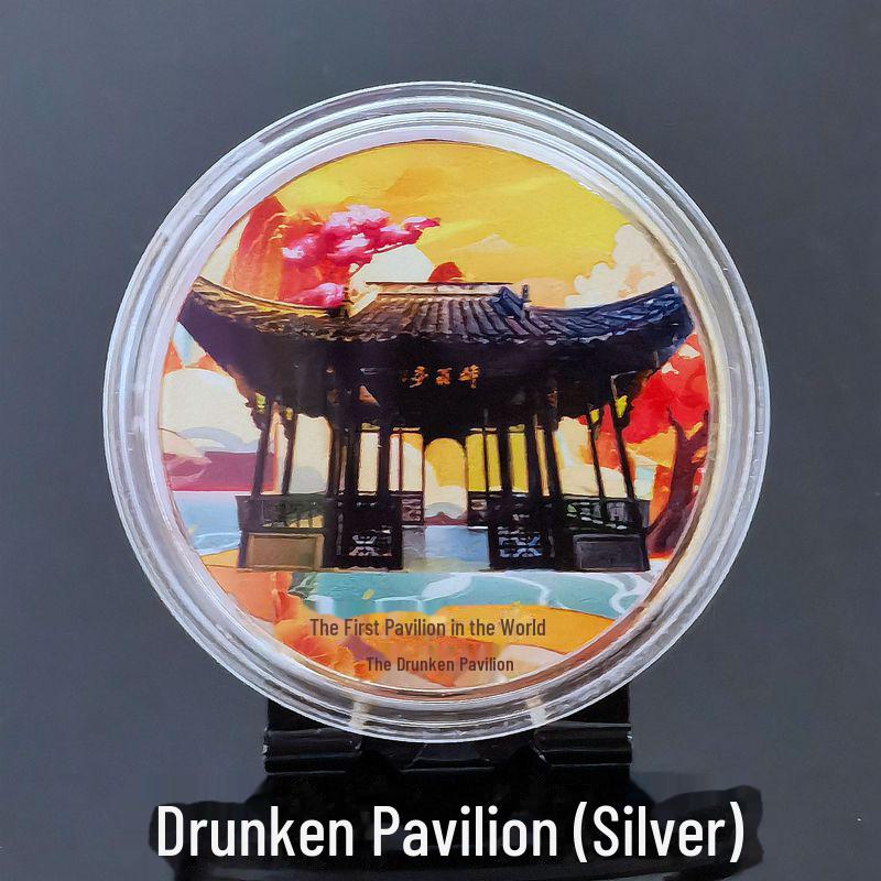 

Памятные монеты и марки с живописными видами: Западное озеро, Башня желтого журавля, Запретный город, Достопримечательности Цзючжайгоу 40*1.5mm