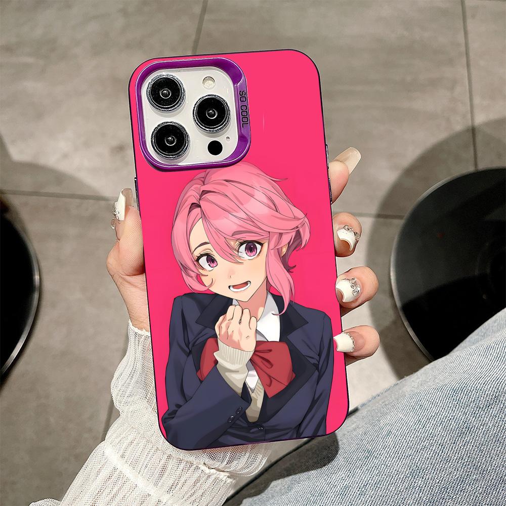 Dandadan Aira Shiratori Phone Case for iPhone 17 16 15 14 13 12 11 X XR XS 8 7 Air Pro Max Plus Purple Translucent Cover
