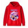Kids Boys Girls Hoodie, Colorful Music Girl Group Disco Star Print Casual Long Sleeve Pullover Sweatshirt for Daily Wear