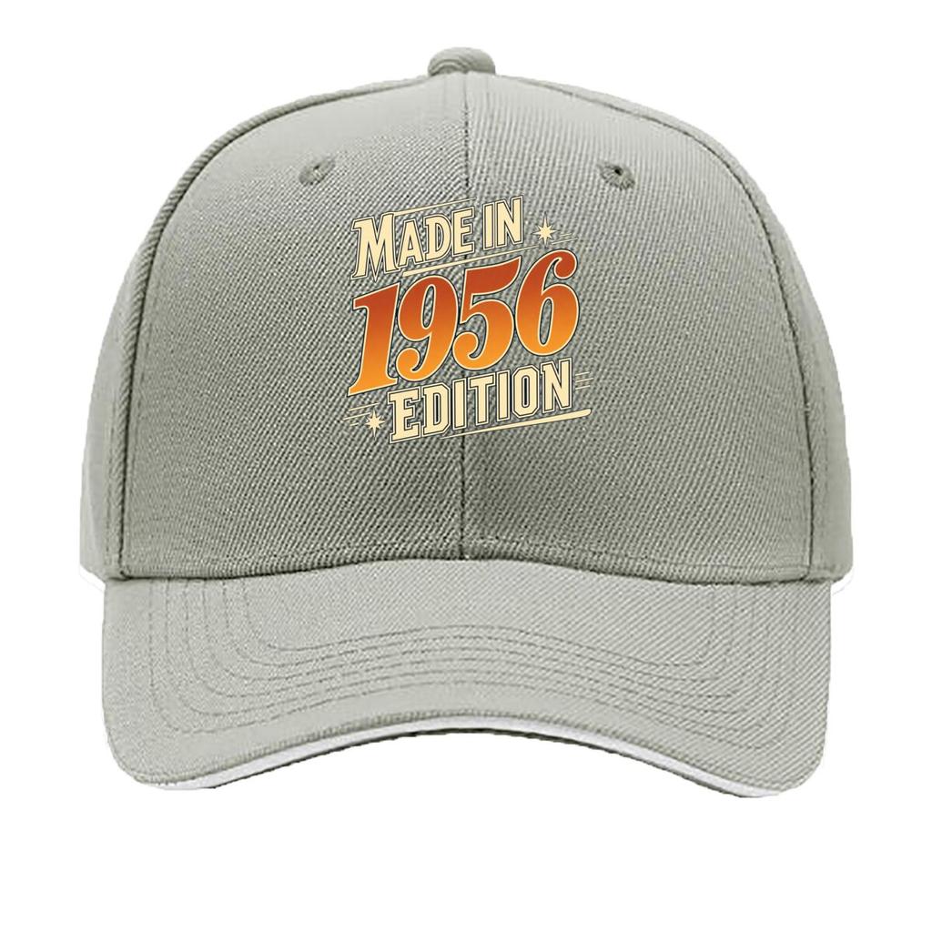 Vintage Gold Year Celebration Typogr Sandwich Baseball Cap Sun Cap Outdoor Workouts Hat