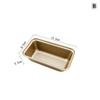 1 Pcs Rectangular Baking Bread Loaf Pan Black Golden Carbon Steel Nonstick Loaf Pan For Baking Homemade Bread Toast Brownies