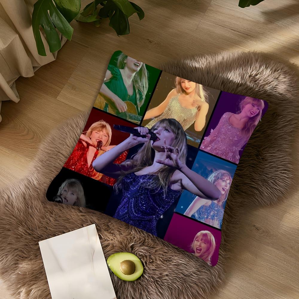 Případ na polštář Singer T-Taylor-S-Swift-ES T-TTPD Obývací pokoj Čelo postele Kancelářský polštář Ložnice Polštář Pohovka Čas na zdřímnutí Povlak na polštář