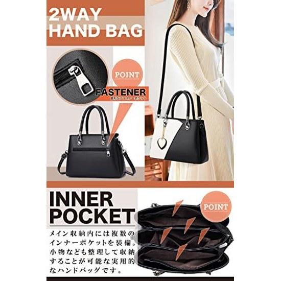 Shoulder Bag Women Crossbody Handbag Carry PU Leather Heart Shape.