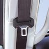 Tsuchiya Yac PF-360 Car Accessories Seat Belt Buckle Cover, Leather, Black, Fits Belts Within 2.0 Inches (52 Mm)