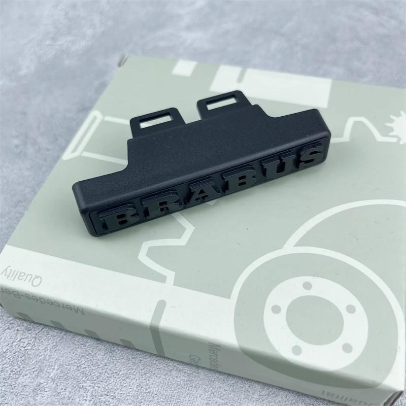 

Передняя решетка для наклейки Brbaus 3 зажима Наклейка на решетку BRABUS Эмблема-сетка для автомобиля для Mercedes ROCKET G800 G900 W464 W463 Наклейка BRABUS Black For BRABUS