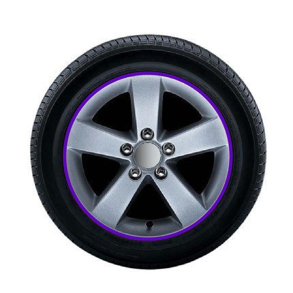 XSAJU Rim Guard 8m Rimline Molle Wheel Scratch Prevention Scratch Hide Dress Up Tape (Purple)