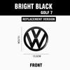 1/2 Piezas Para Volkswagen VW Golf 7 MK7 2014 2015 2017 2016 Coche Parrilla Delantera del Capó Cubierta del Emblema del Maletero Trasero Insignia de Repuesto