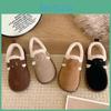 Shoes Casual Shoes Women Flat Women Moccasins Soft Loafers Fashion Comfort Warm Plush Slip On Female Cotton Shoes 2025