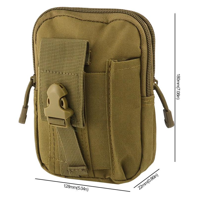 Men's Camouflage Tactical Waist Pack for Outdoor Activities