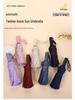 24-Rib Reinforced Automatic Folding Umbrella with UV Protection