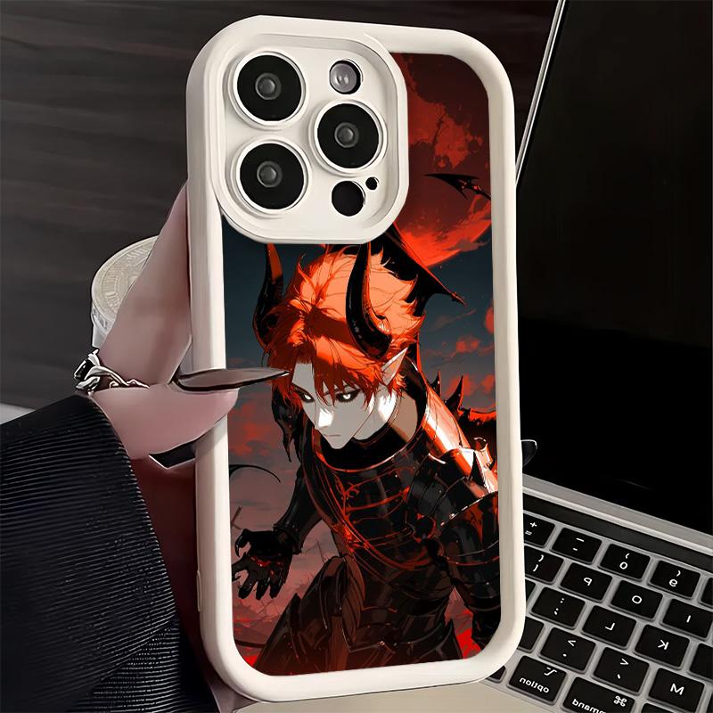 Phone Case for iPhone 17 Air 16E 15 16 Pro Max Devil Bad Boy Anime Style Cover 14 Plus 13 12 Mini Soft Shell Silicone Fundas