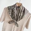 Fashion 70% Wool 30% Real Silk Scarf For Women Shawls Wraps Foulard Scarves Square Pashmina Female Hijab Bandana Kerchief 62Cm