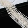 1String, White Natural Freshwater Pearls, Boho Handmade Punch Pearl Beads for Jewelry Making DIY Necklaces Crafts (Beads 1.8-2mm, Length 36cm)